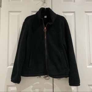 Sherpa zip up sweater/jacket